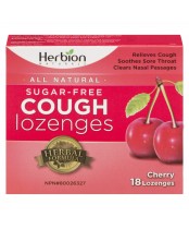 Herbion Naturals Sugar-Free Cough Lozenges with Natural Cherry Flavour